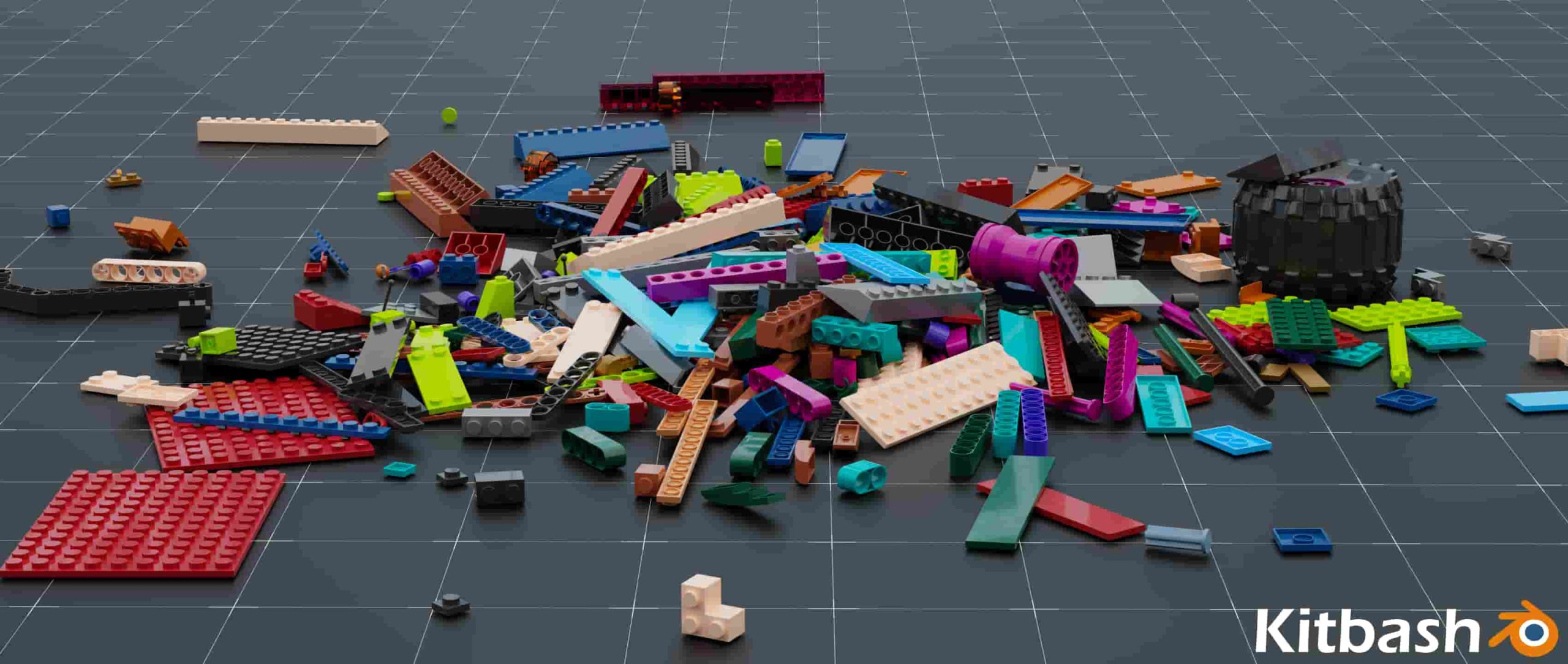 简单砖块套件 – 超过190个模型 – Simple Brick Kitbash – Over 190 Models