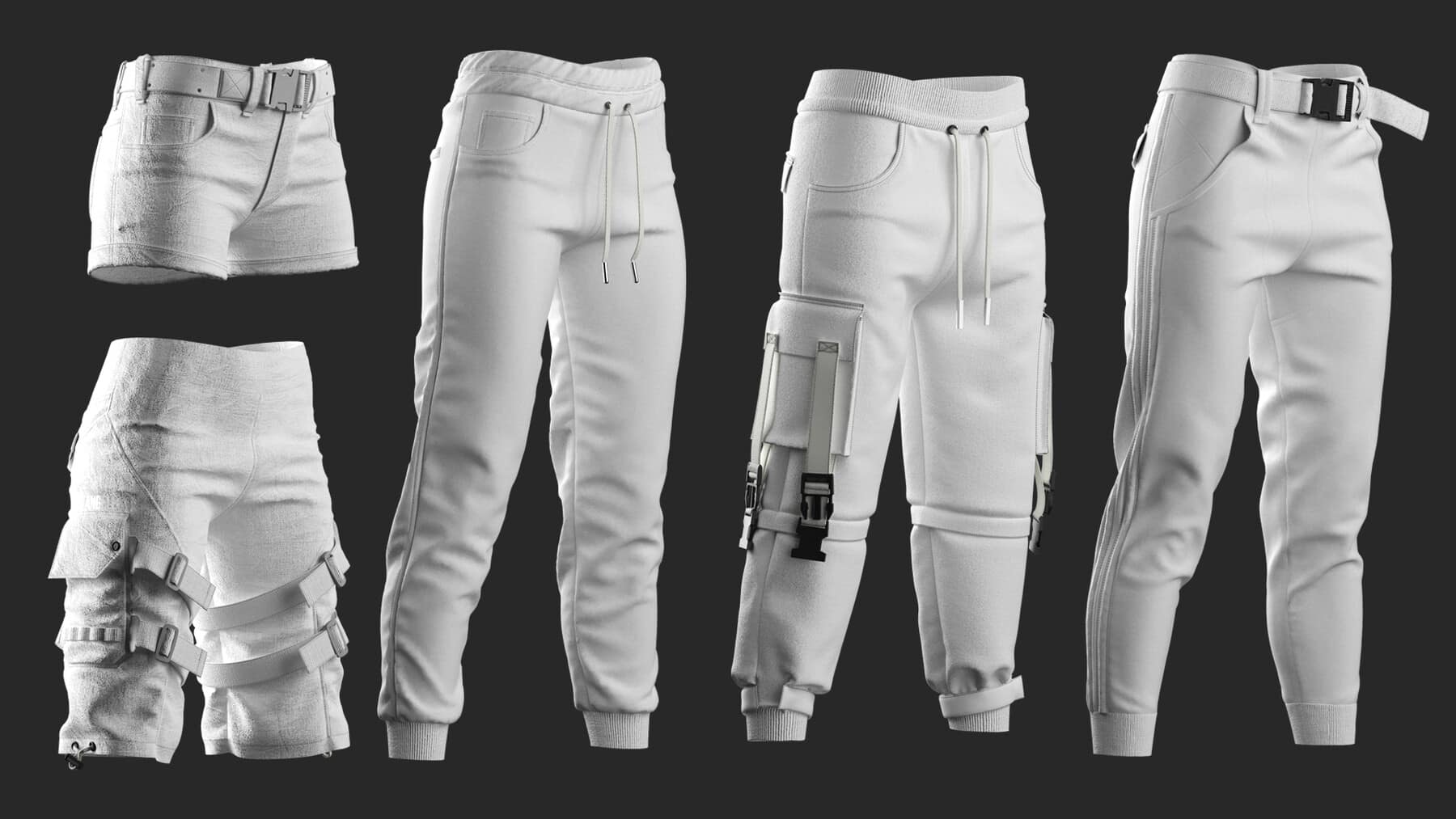 18件女性服装 – 第1卷 – Marvelous / CLO 项目文件 – 18 Women’s Clothes – VOL 1 – Marvelous / CLO Project file