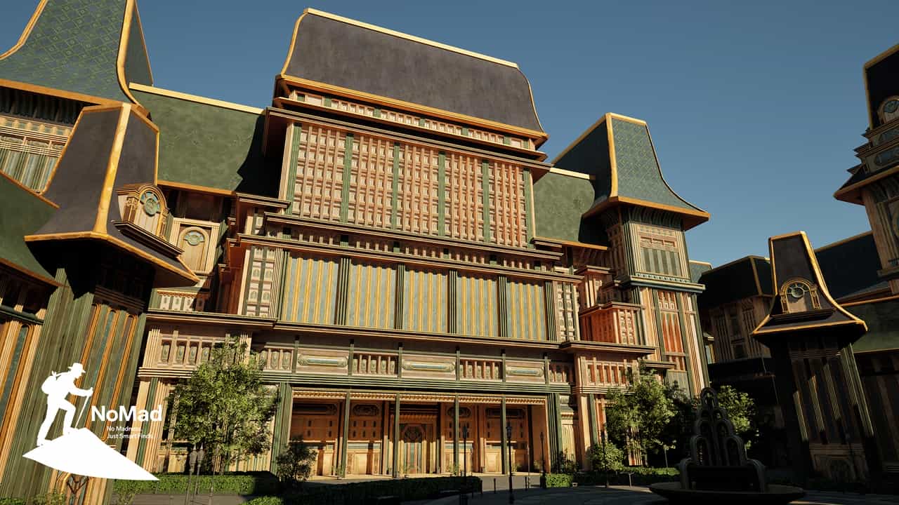 翠绿广场 – 风格化模块化环境 – Verdant Square – Stylized Modular Environment