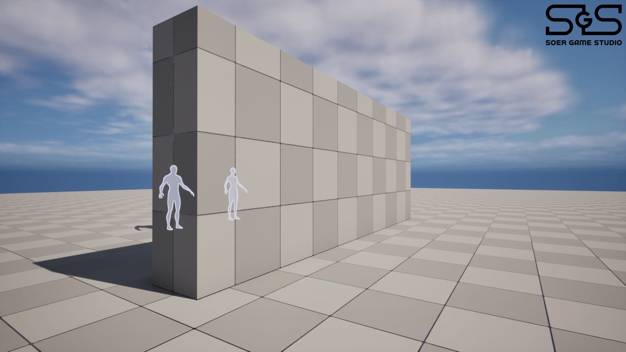 穿墙透视材质 – Vision Through Wall Material