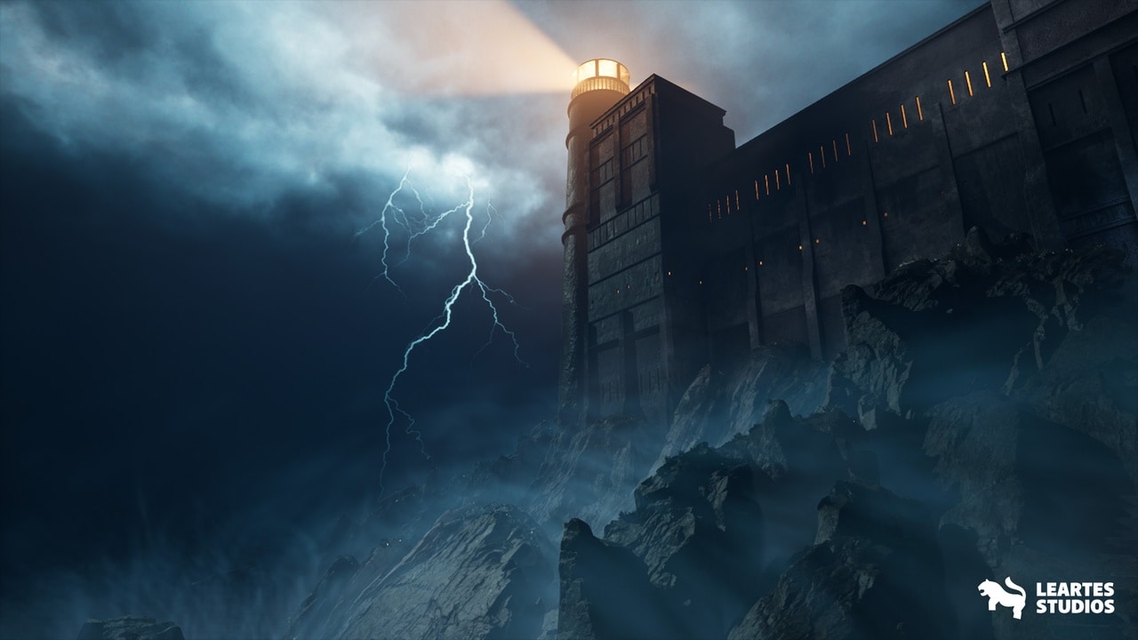 闹鬼监狱环境（外部+内部，模块化）- Haunted Prison Environment ( Exterior + Interior , Modular)