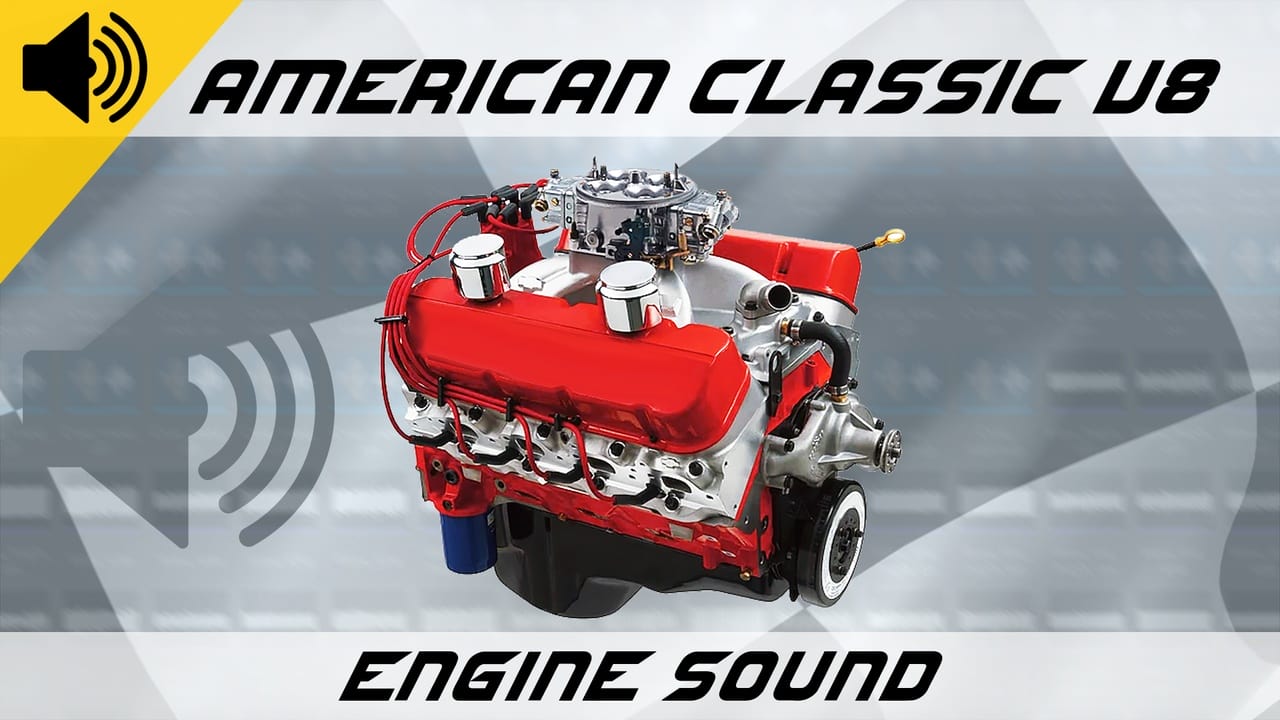 美式经典 V8 引擎音效 – American Classic V8 Engine Sound