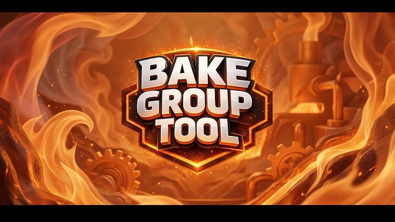 blender游戏资产烘焙工具集 – Bake Group Tool v0.2.1