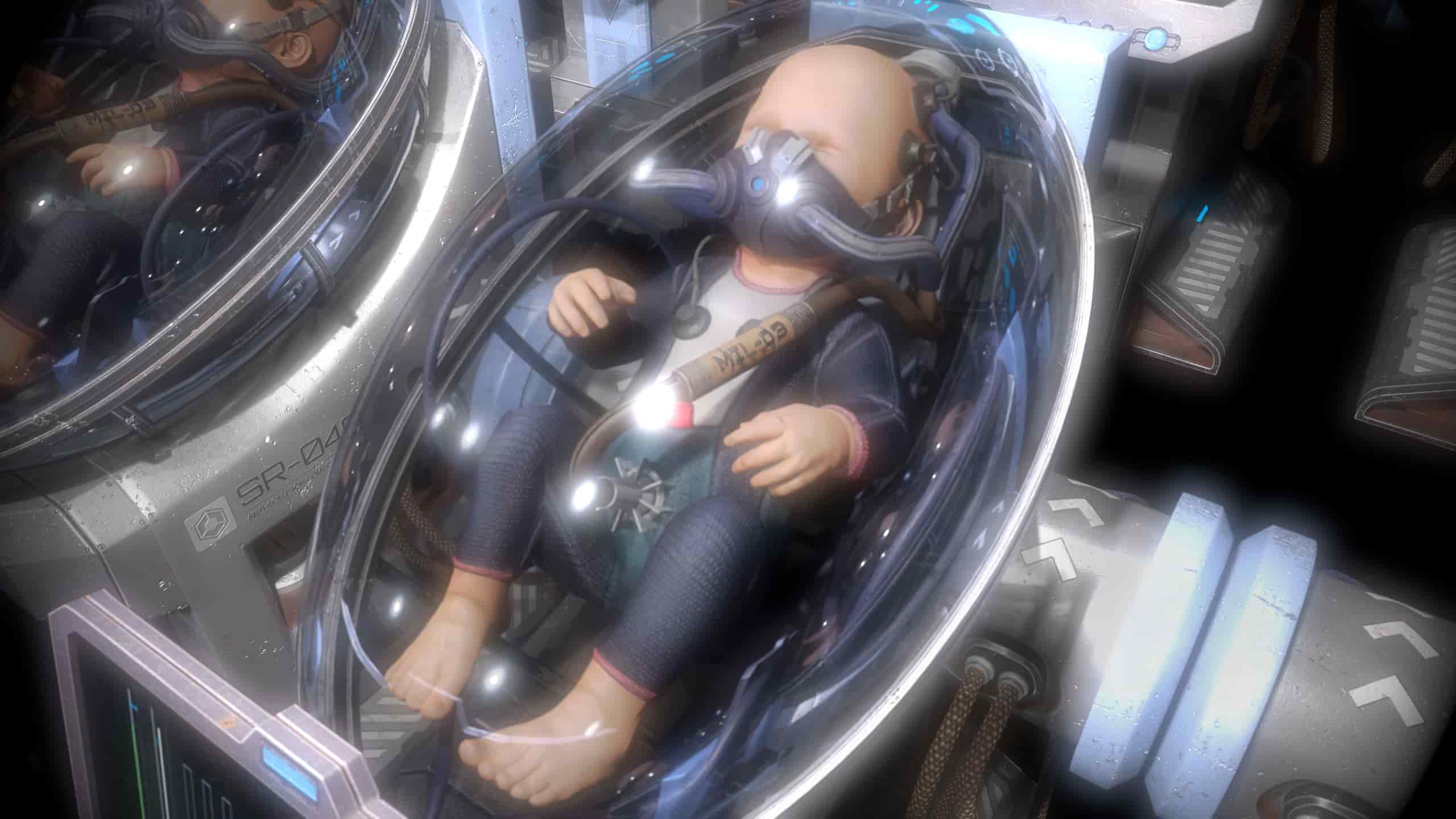 科幻婴儿胶囊模型道具 – Baby In Capsule