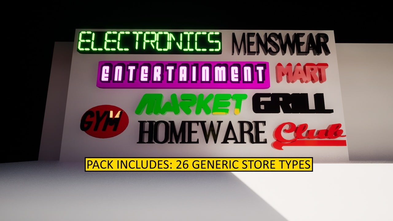 霓虹灯与商店招牌 – Neon & Shop Signs