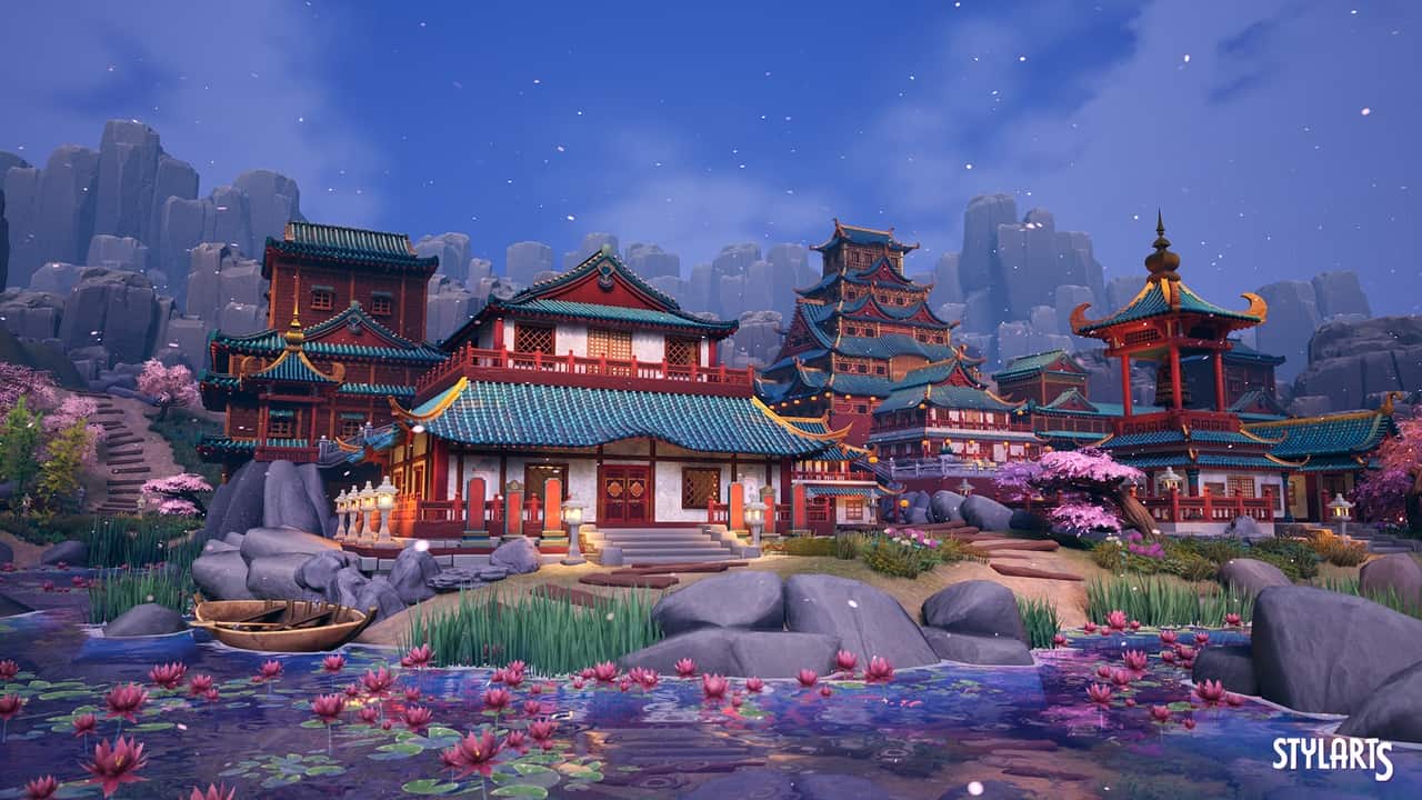 风格化中国寺庙 – Stylized Chinese Temple