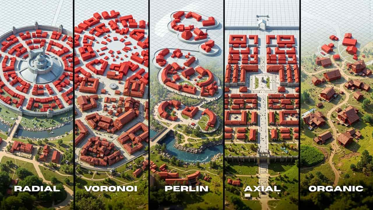 程序化城市生成器 – OmniScape – Procedural City Generator – OmniScape