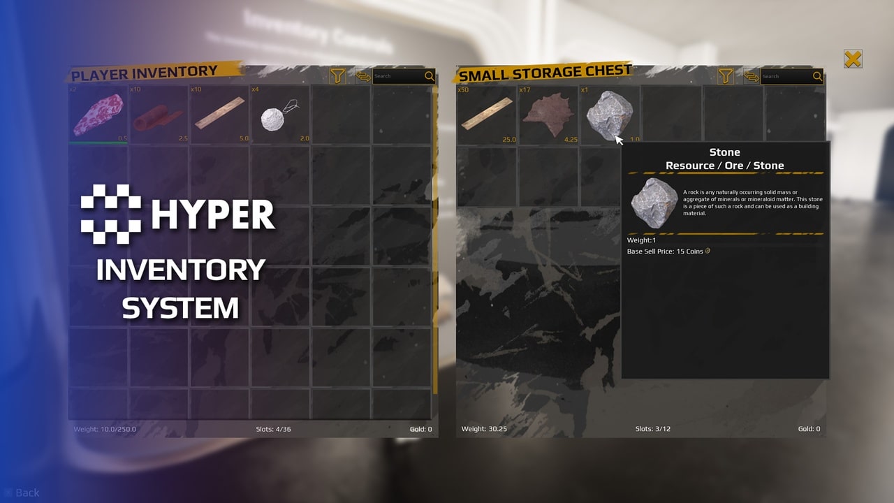 基于槽位的背包系统 V3 – Hyper Slot based Inventory V3