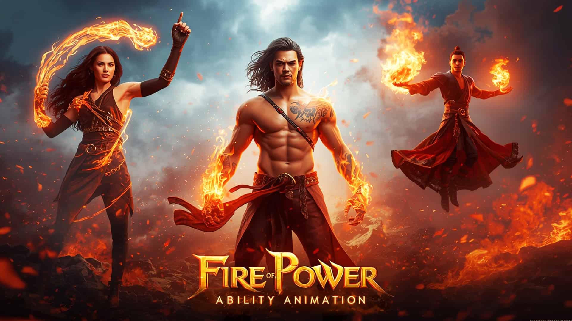 火焰能力动画包 – Fire Power Ability Animation Pack
