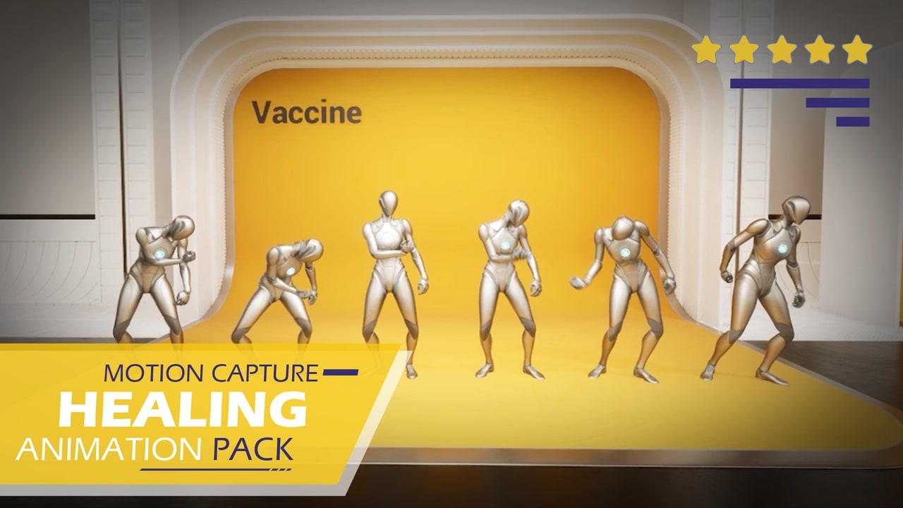 治疗动作捕捉动画包 v2 – Healing Mocap Animation Pack v2