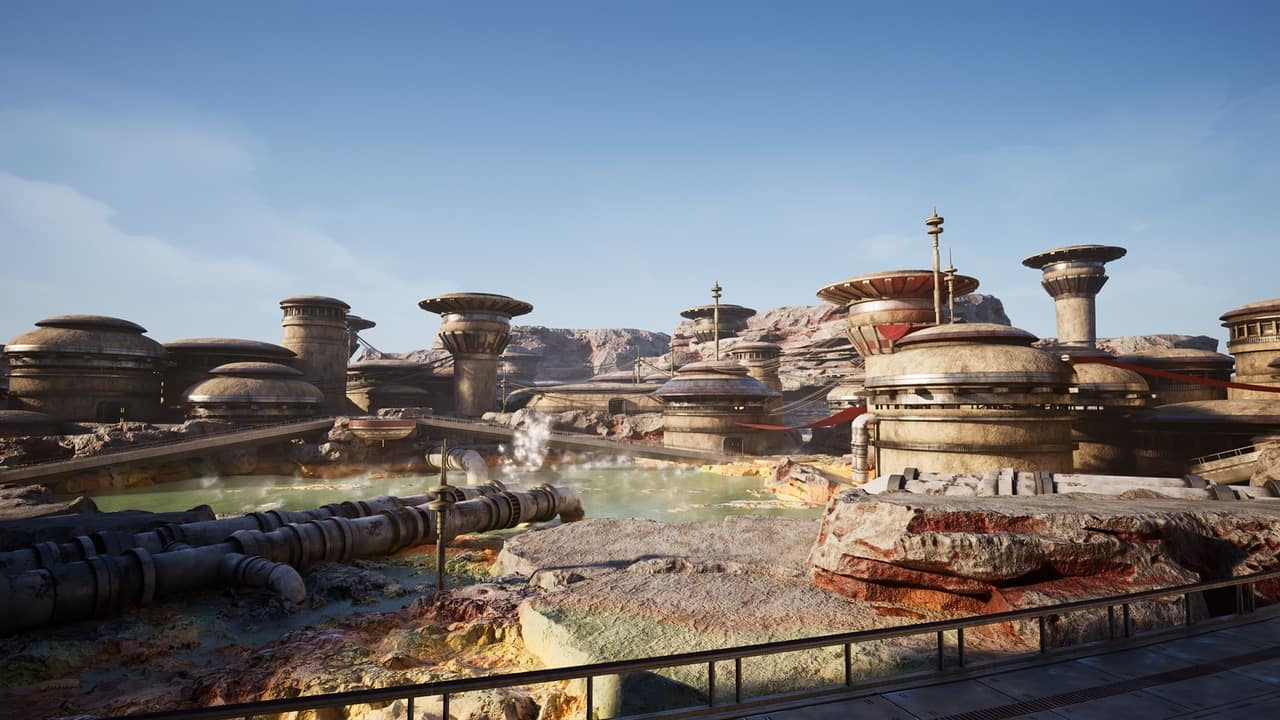 科幻地热城市 – Science fiction Geothermal City