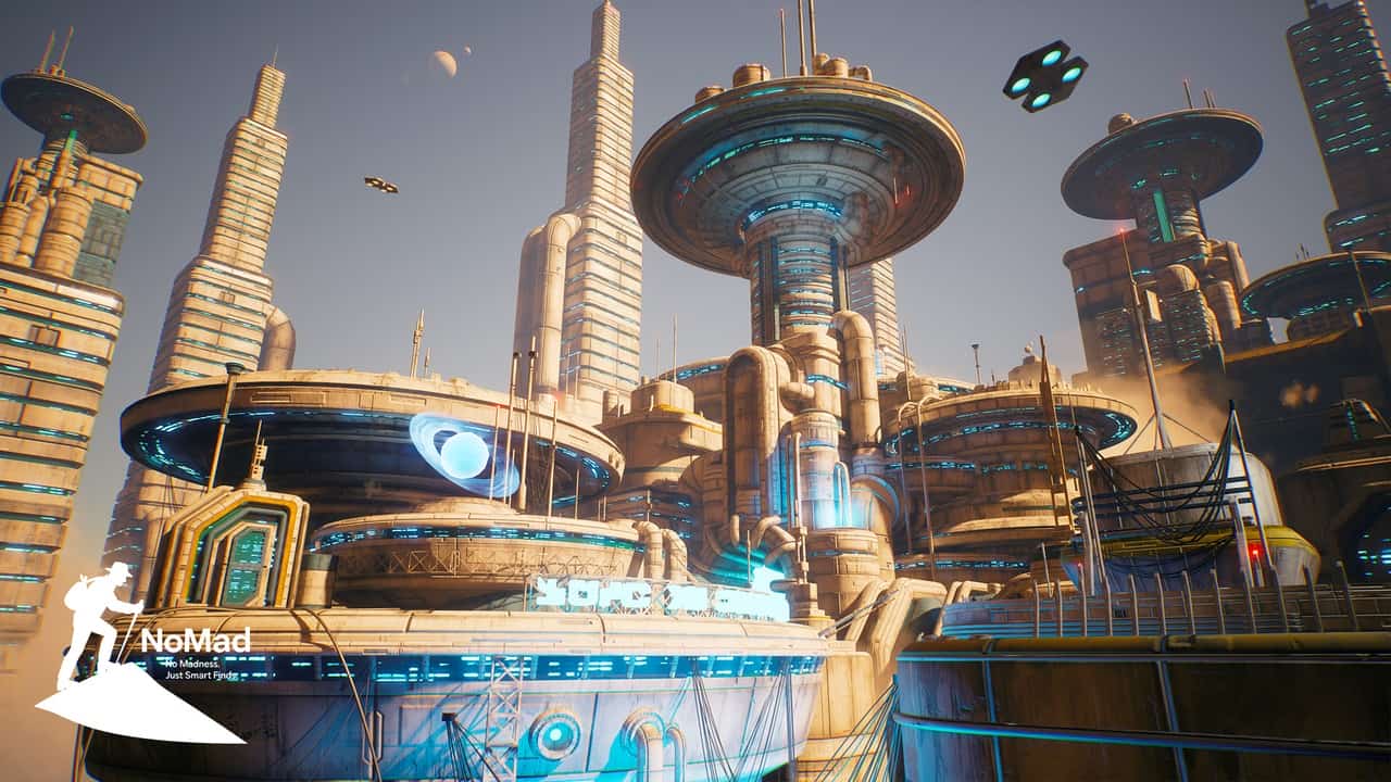 科幻摩天大楼建筑群 – Sci-Fi Skyscrapers Buildings