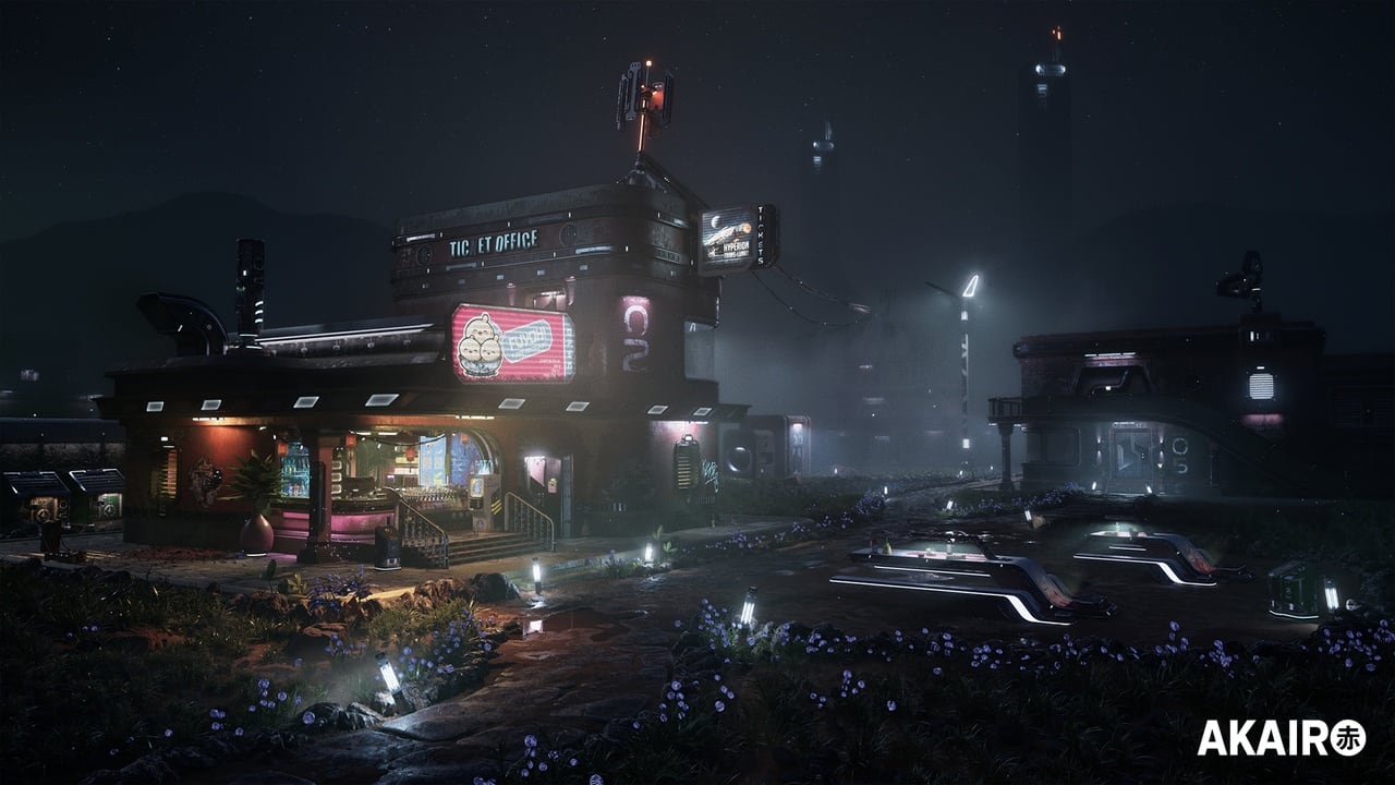 Fuyoh 赛博朋克餐厅环境 – Fuyoh Cyberpunk Diner Environment