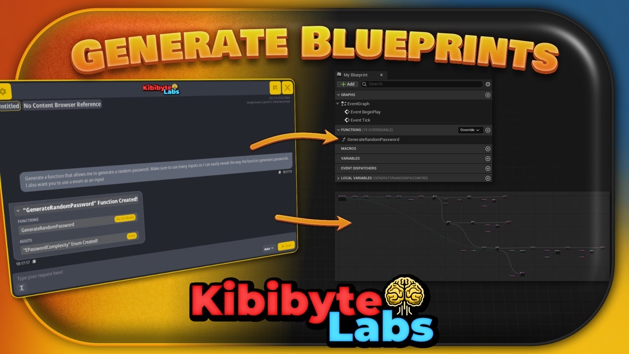 AI 引擎助手 – Kibibyte Labs（蓝图生成器等）- AI Engine Assistant – Kibibyte Labs (Blueprint Generator & More!)