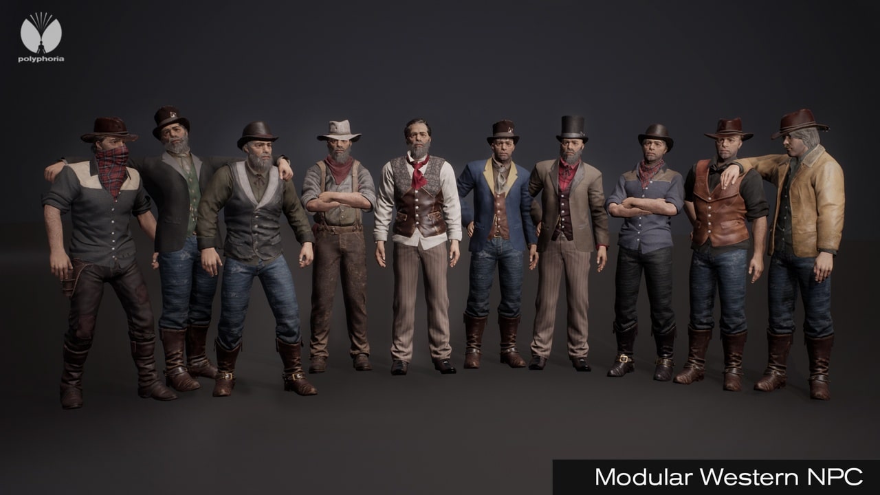 西部 NPC – MetaHuman – Western NPC – Metahuman
