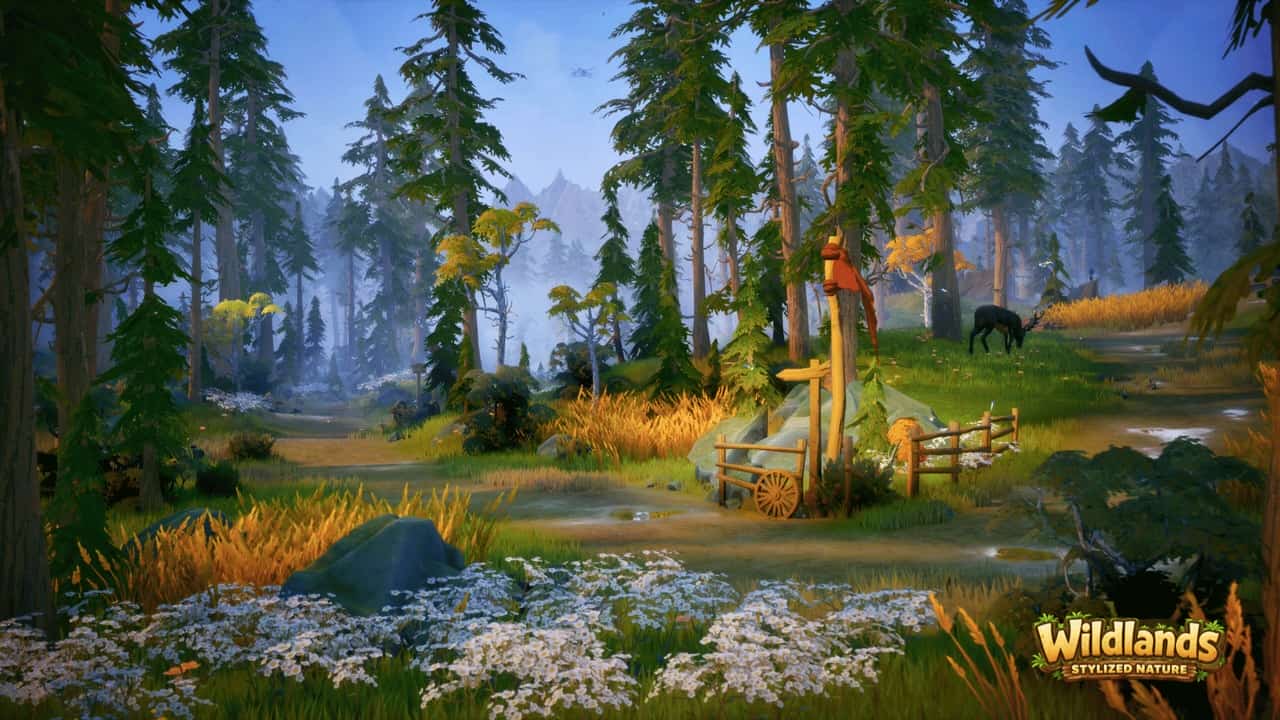 荒野：风格化自然（松林、树木、植被、自然、森林、生物群落）- Wildlands: Stylized Nature (Pine Forest, Trees, Foliage, Nature, Forest, Biome)