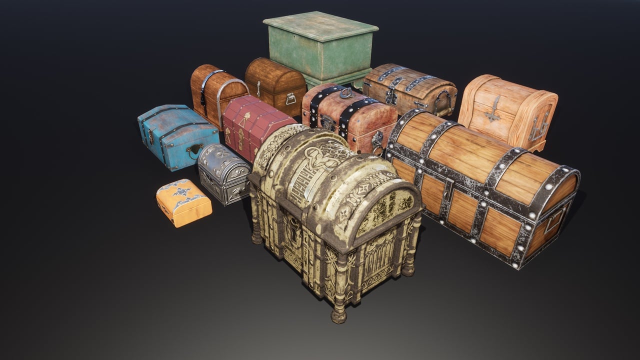 宝箱道具 – Chest props