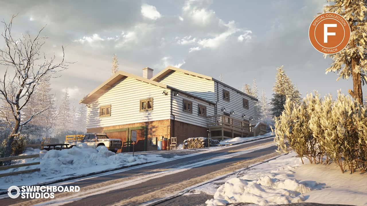 美式街区模块化冬季住宅（含完整室内）- American Drive | Modular Winter House with Interior