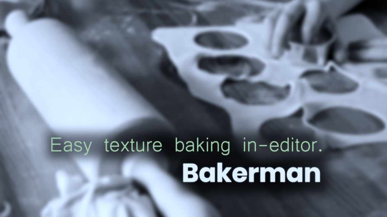 纹理烘焙工具 – Bakerman