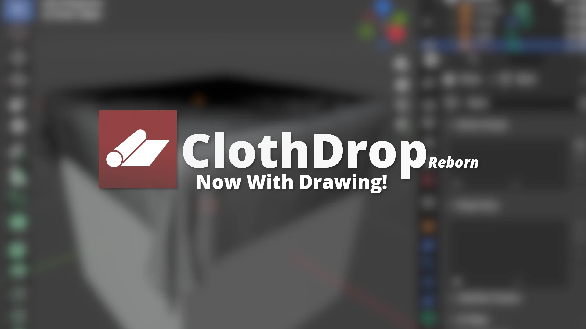 blender快速布料模拟插件 – ClothDrop Reborn v2.0.3