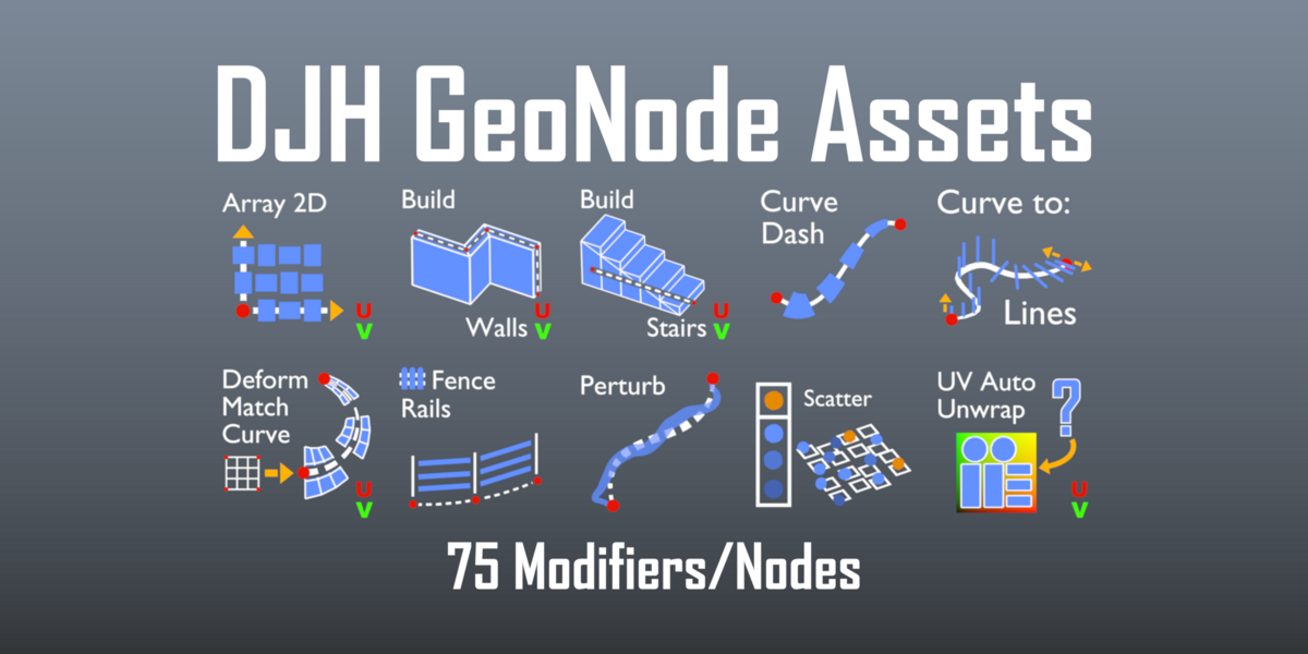 Djh 几何节点资产 – Djh Geometry Node Assets