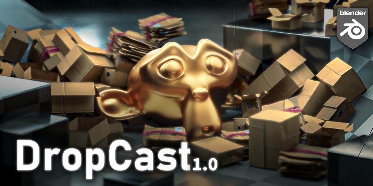 blender物理散布插件 – Drop Cast v1.0.3