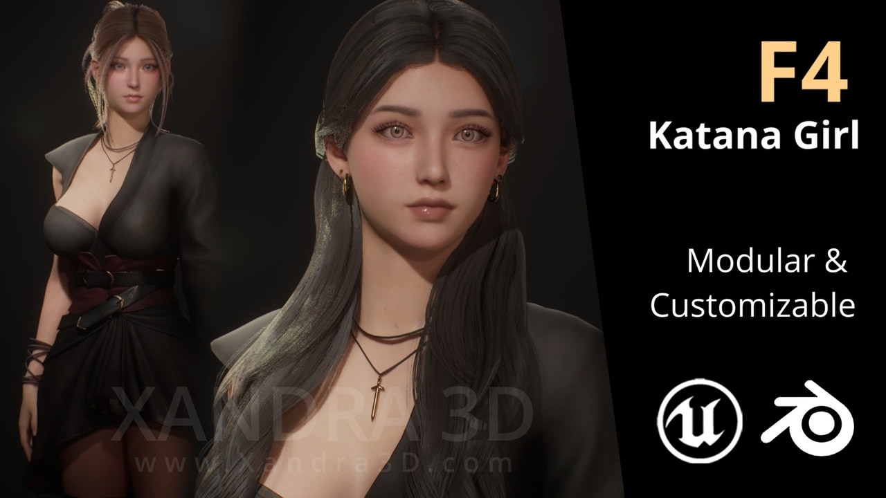 F4 刀女 Satomi – F4 Katana Girl Satomi