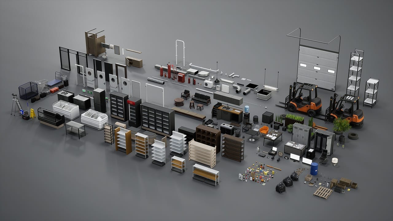 杂货店道具合集 – Grocery store props collection