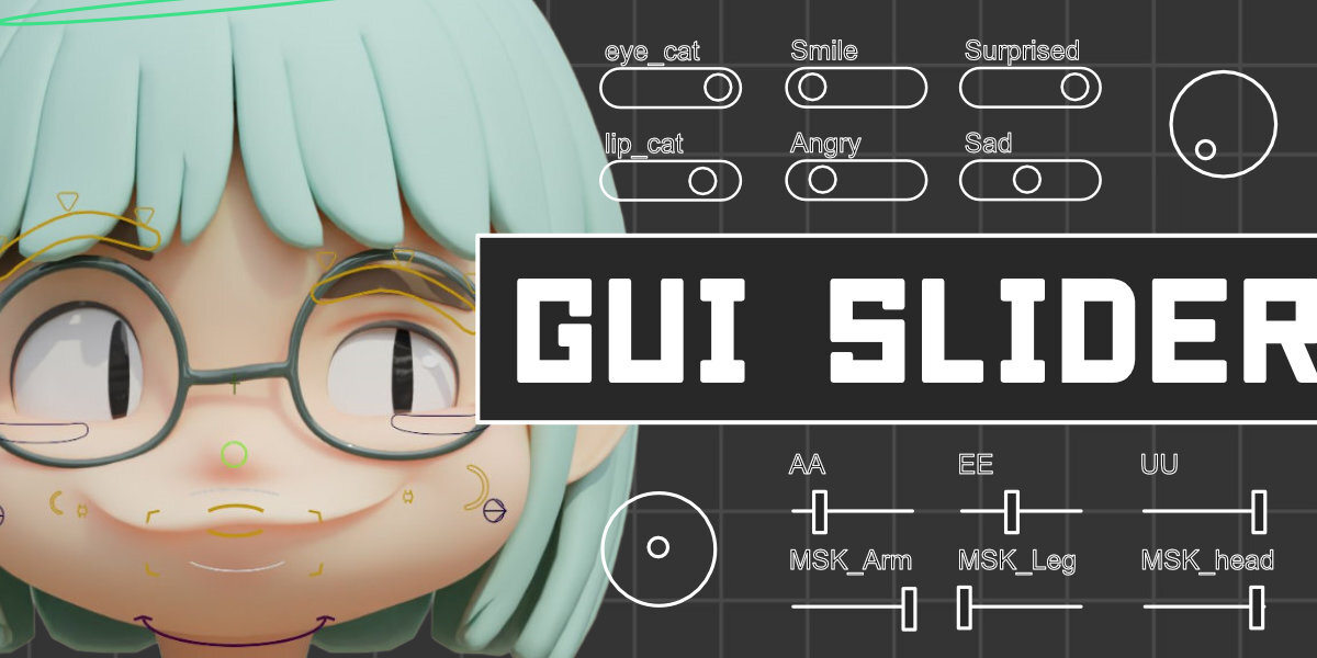 blender滑块控制面板插件 – GUI Slider v1.1.0
