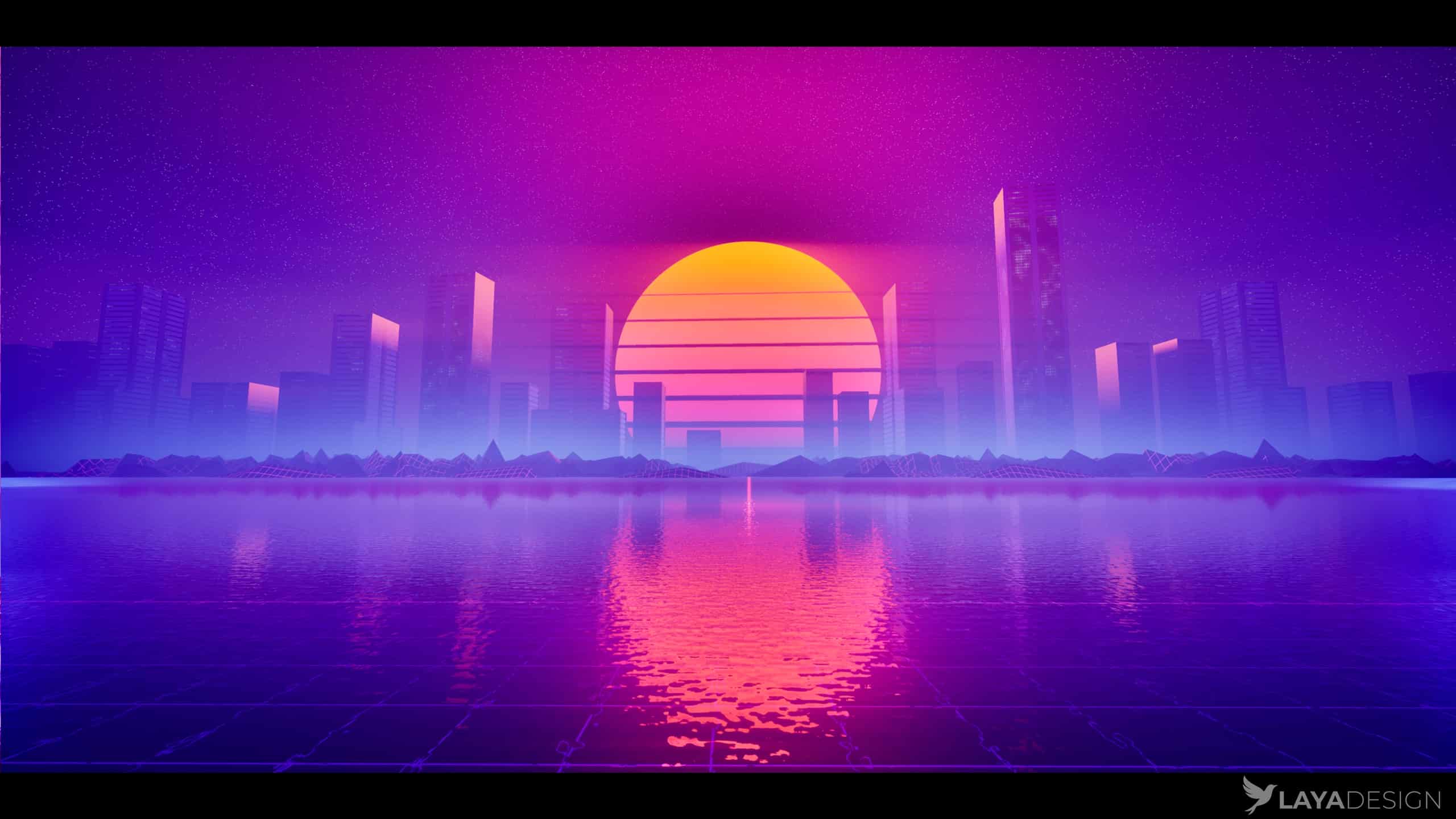 合成波模块化环境创建器 – Synthwave Modular Environment Creator