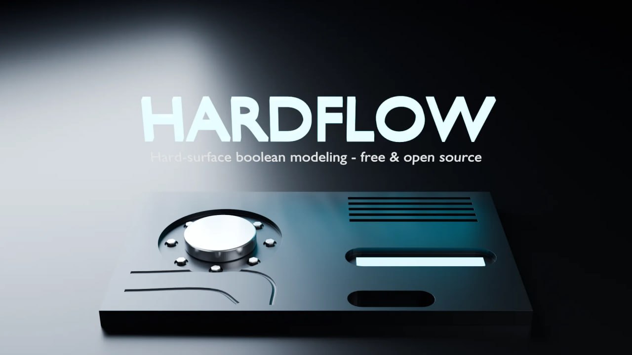 blender硬表面布尔建模工具包 – Hardflow v1.21.0