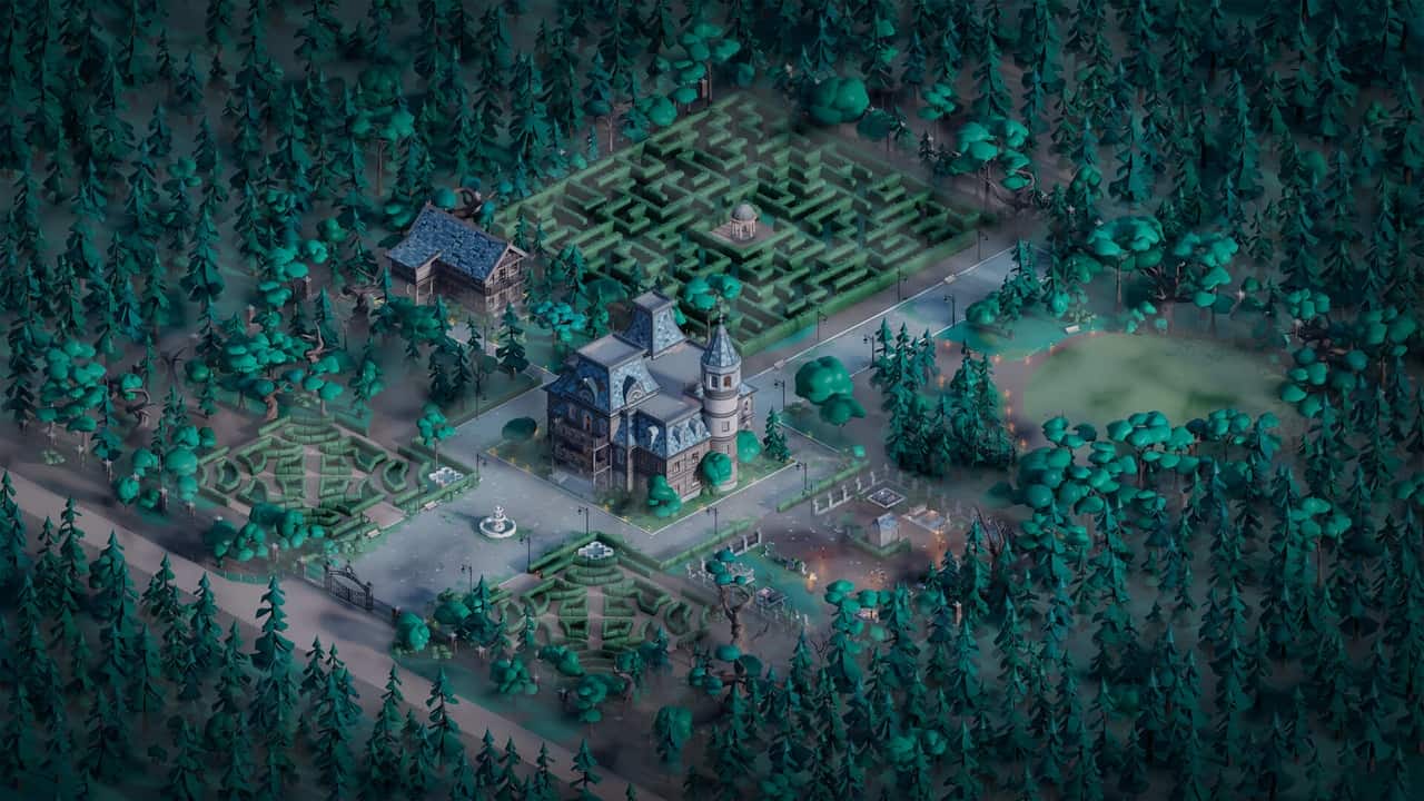 恐怖豪宅 – 低多边形3D模型资源包 – Horror Mansion – Low Poly 3D Models Pack
