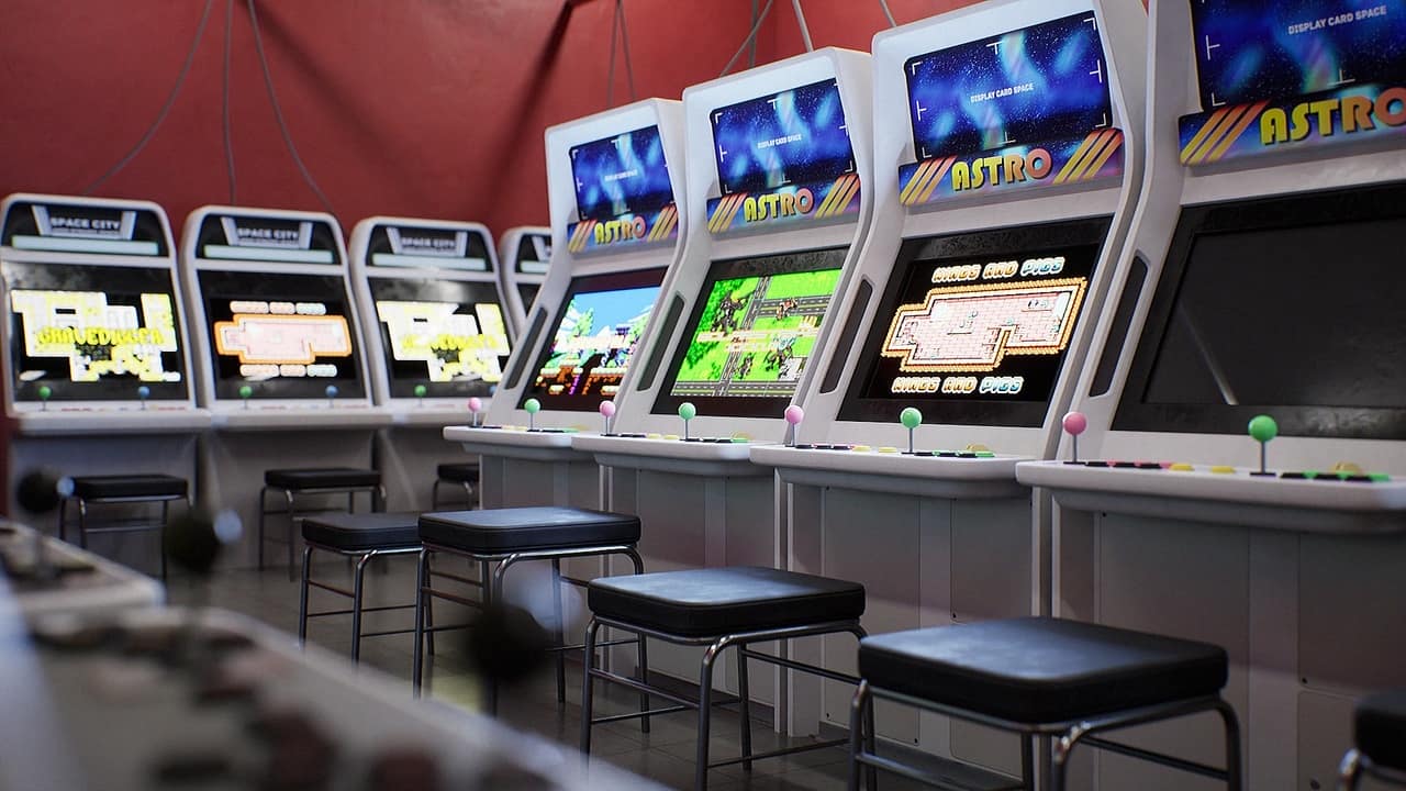 日式街机厅 – 环境与道具资源包 – Japanese Arcade – Environment & Prop Pack