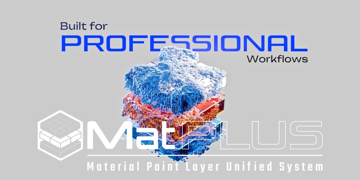 blender图层材质绘画插件 – MatPlus v1.3.1 + 完整资源库