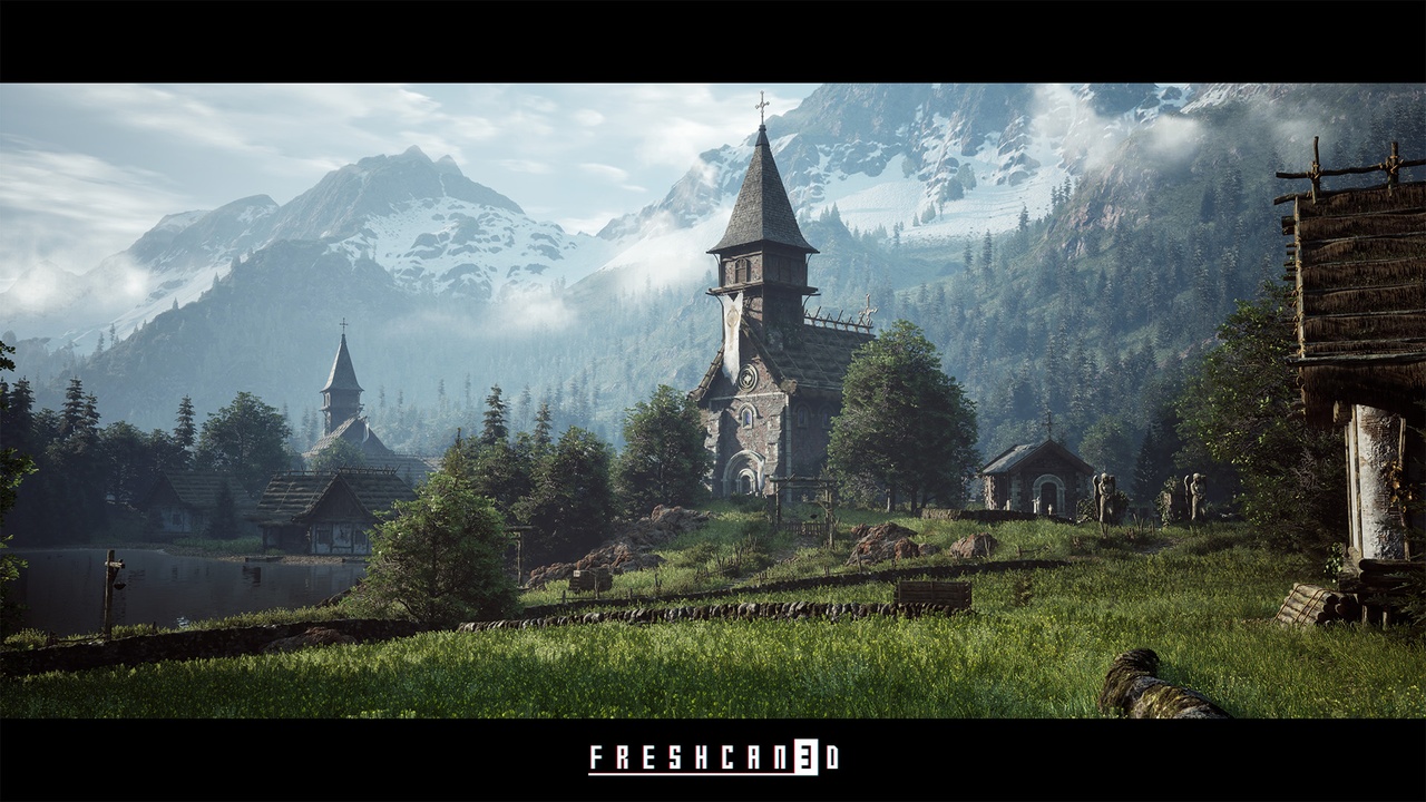 中世纪环境（山地中世纪、中世纪教堂、中世纪墓地） – Medieval Environment (Mountain Medieval, Medieval Church, Medieval Cemetery)