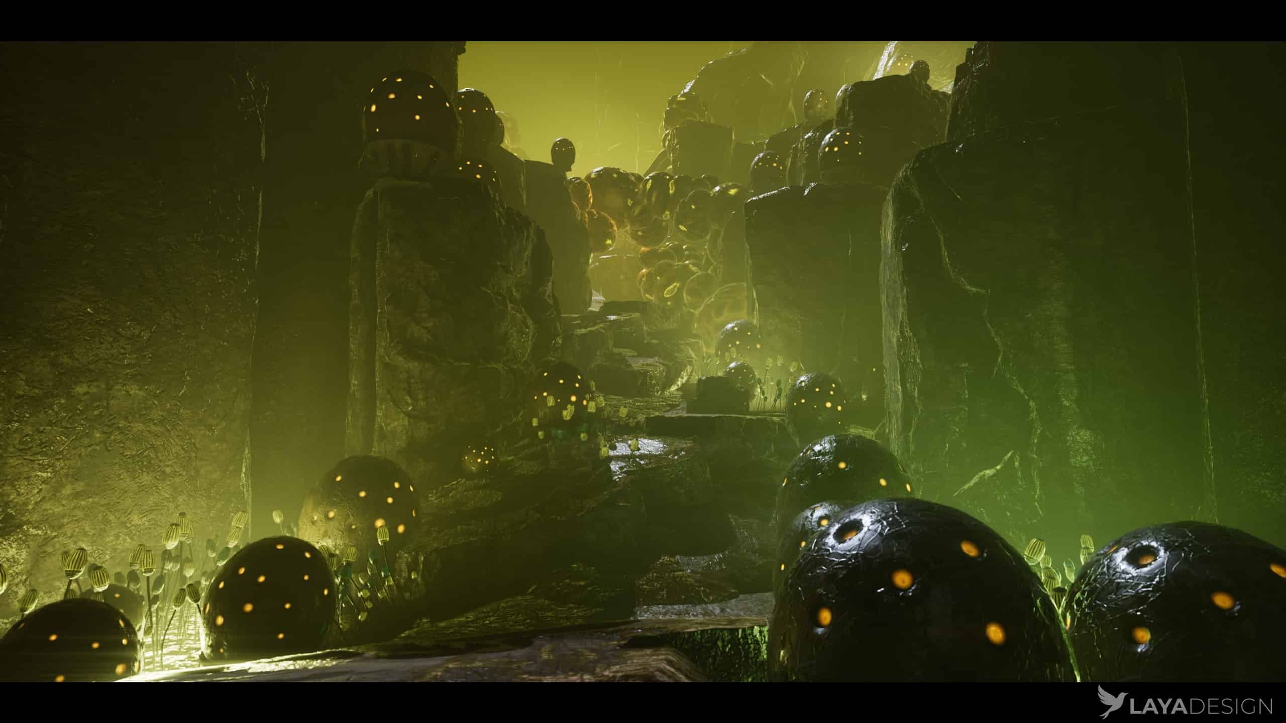 异星洞穴生物群系 – Alien Cave Biome