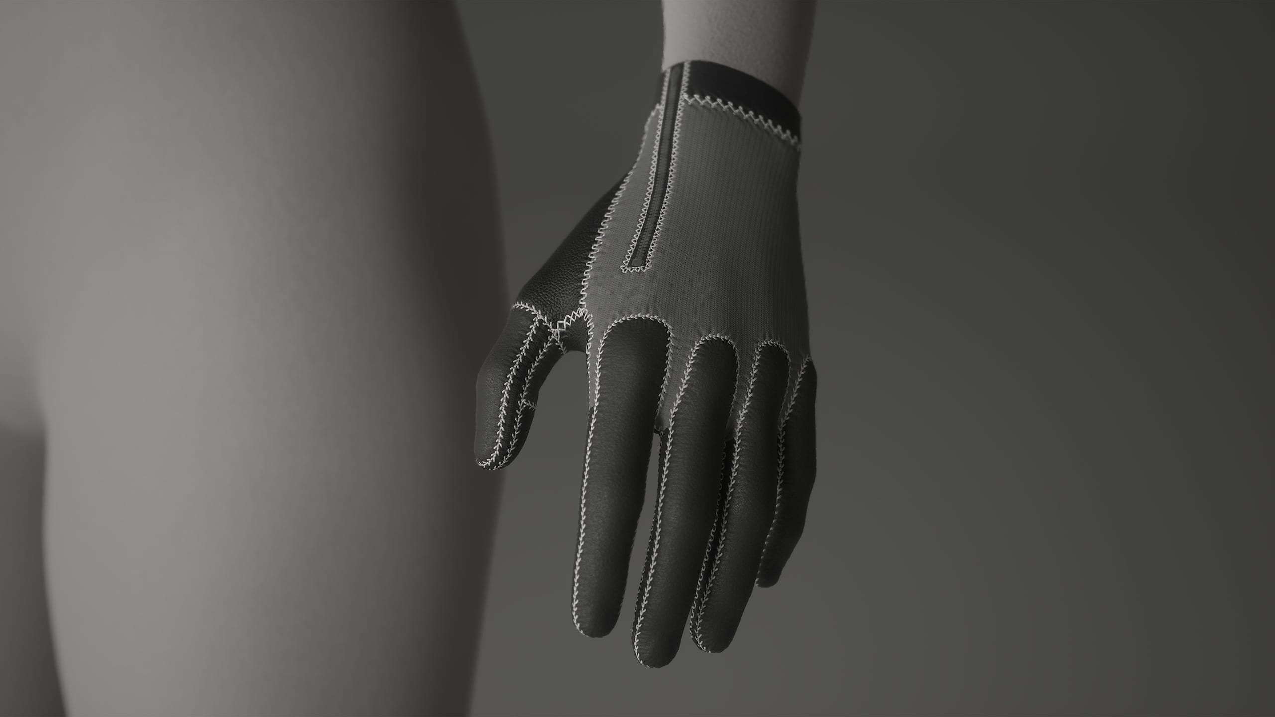 可自定义科技手套 – 短手套 C – Customizable Tech Gloves – Short Gloves C