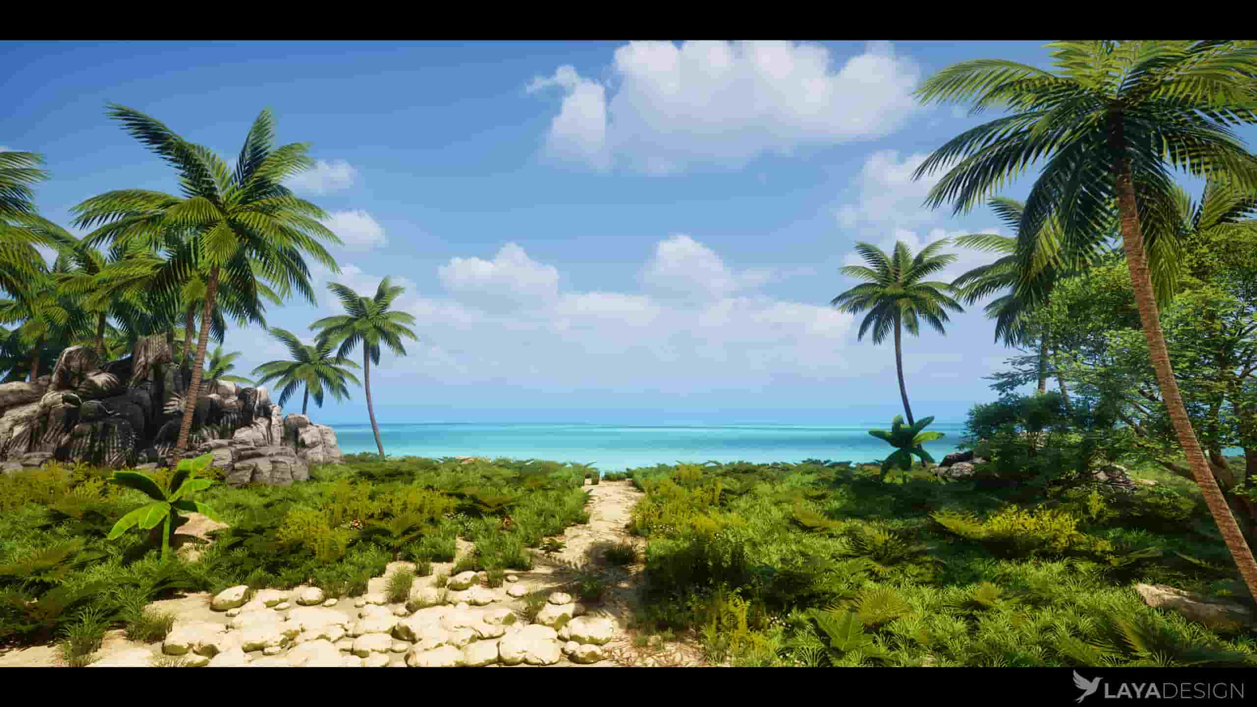 热带岛屿生物群系 / 程序化体积 – Tropical Island Biome / Procedural Volume