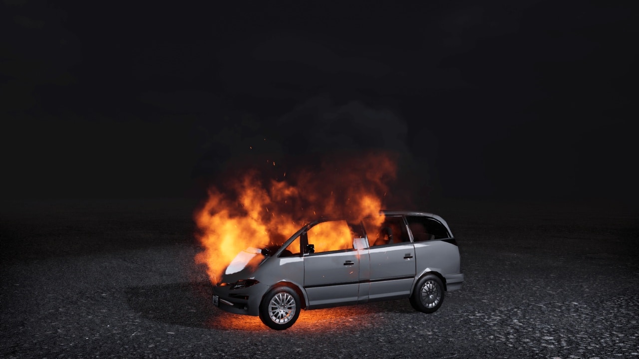 汽车火灾特效VDB – Car Fire FX VDB