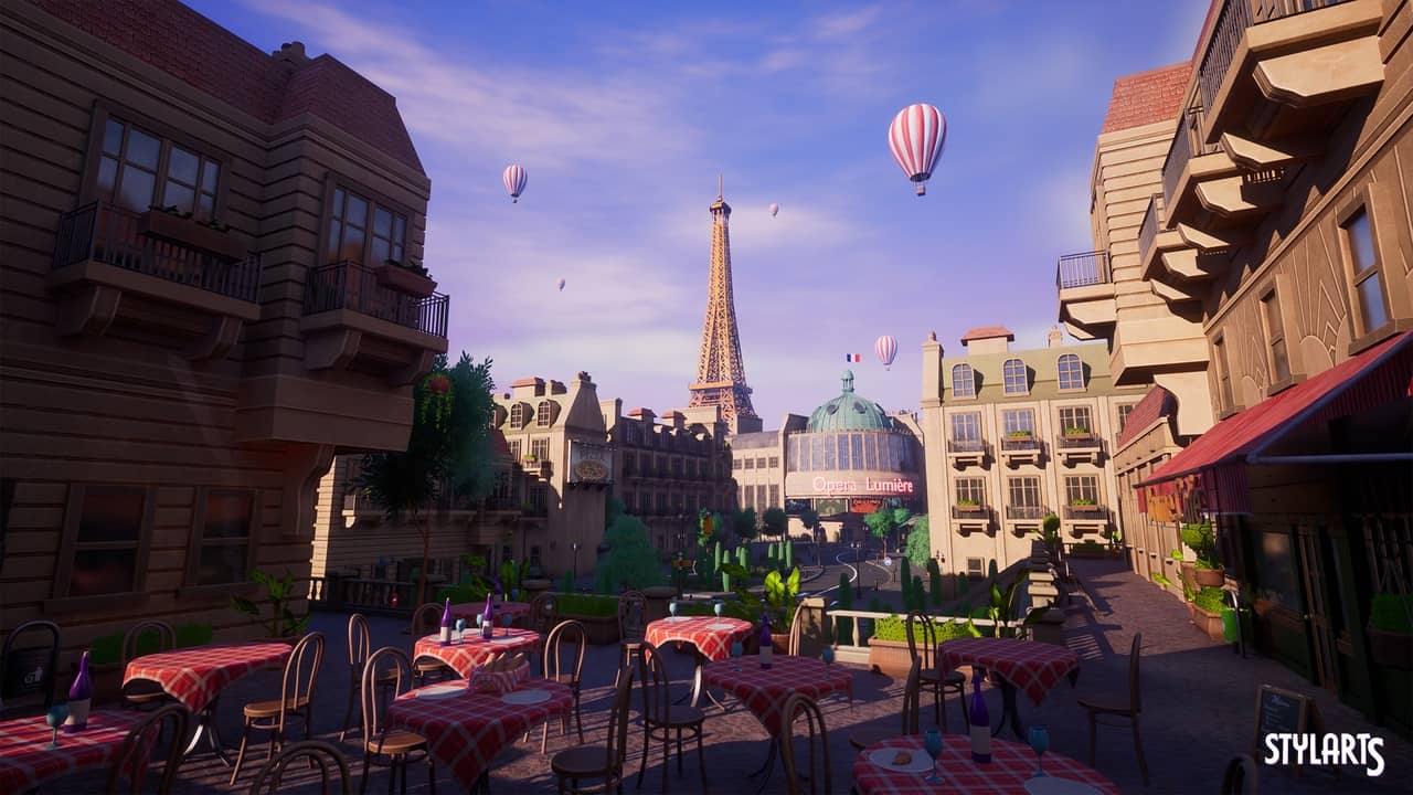 风格化巴黎城市 – Stylized Paris City