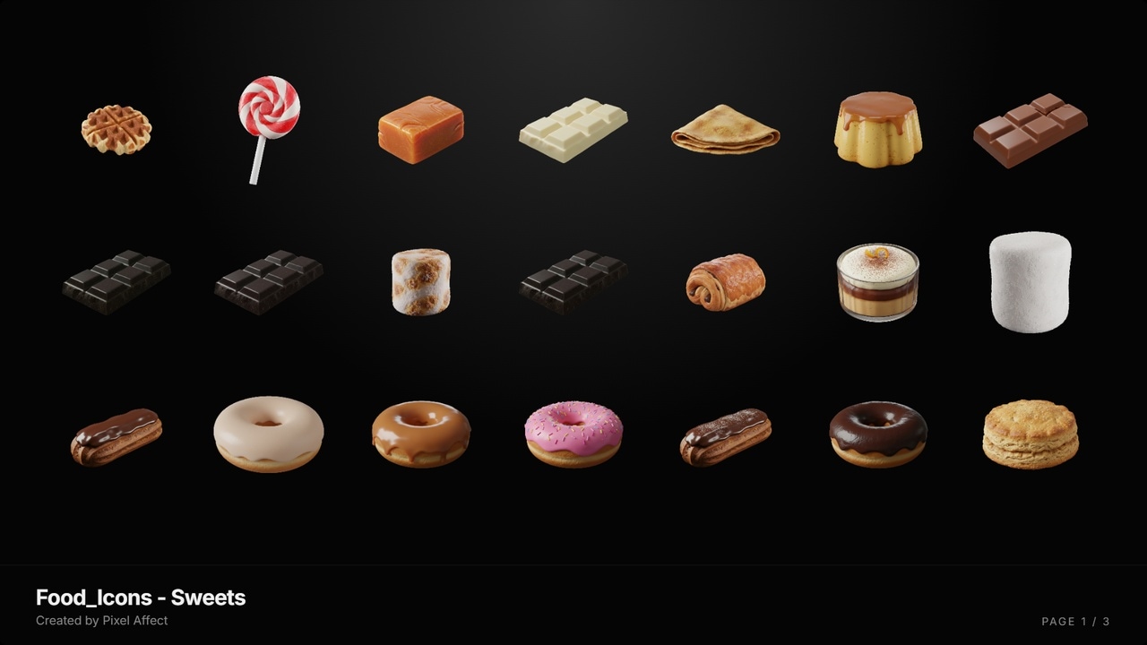 食物图标包 – Food Icons Pack
