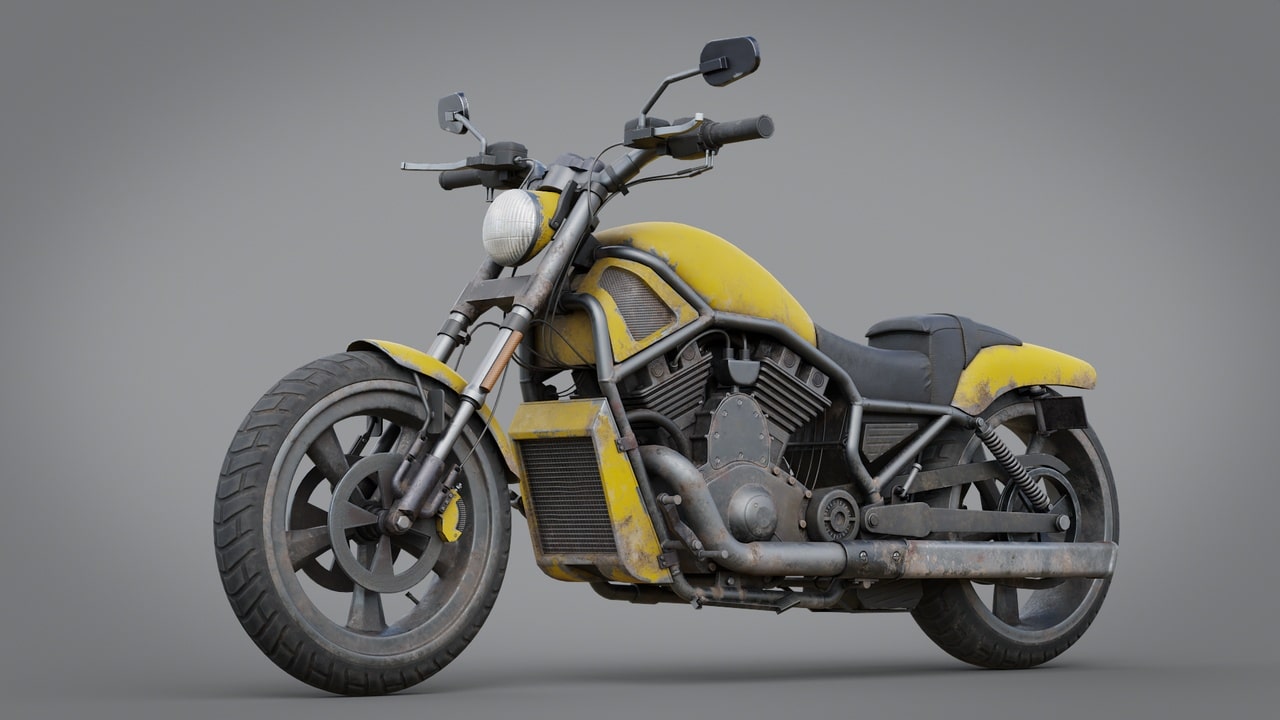 摩托车绑定载具 – Motorcycle Rigged Vehicle