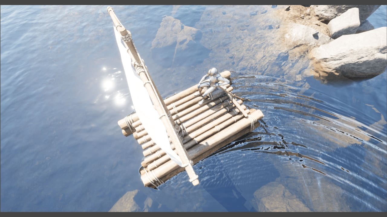 逼真可驾驶木筏 – Realistic Drivable Raft